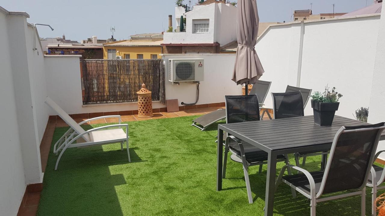 Malaga Centro Terraza Apartamento Exterior foto