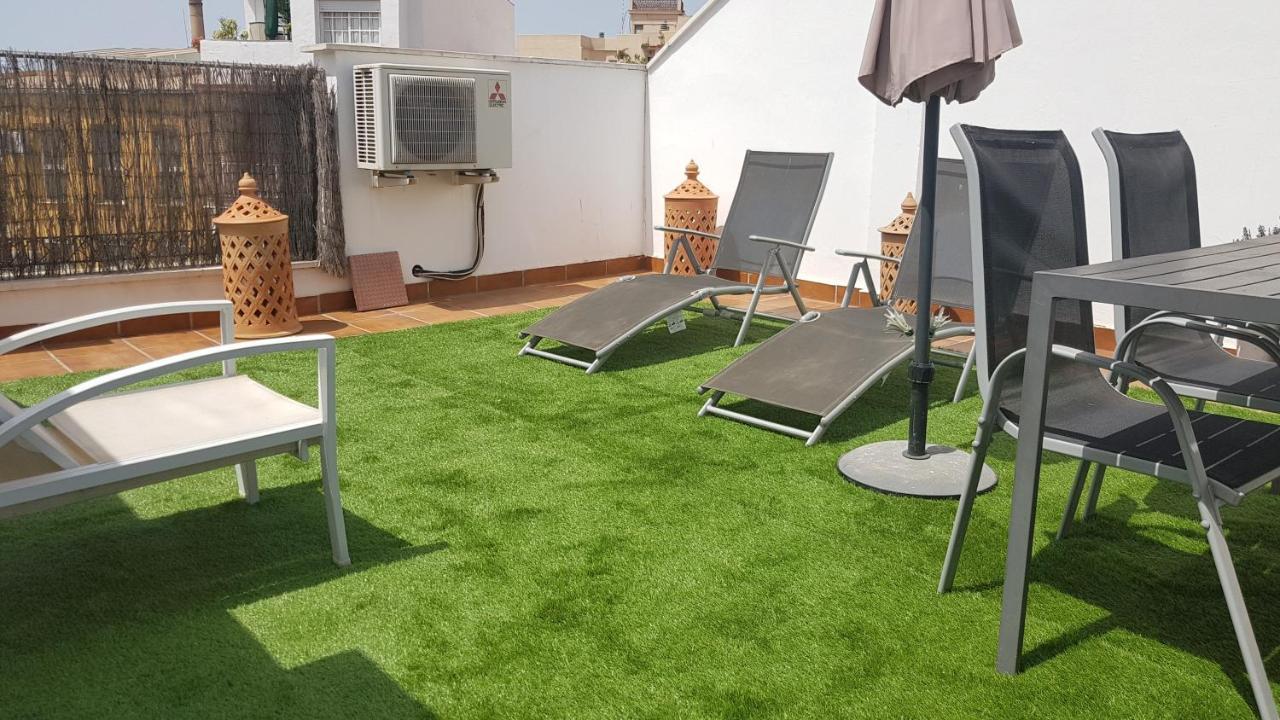 Malaga Centro Terraza Apartamento Exterior foto