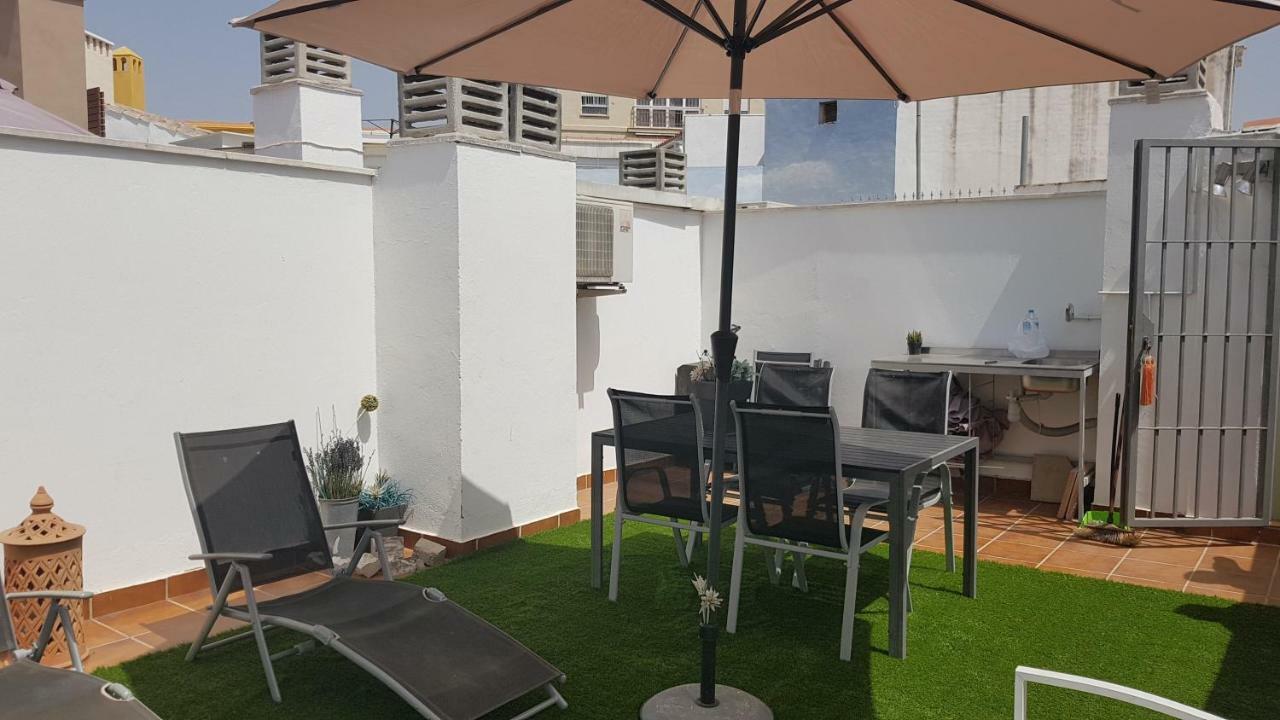 Malaga Centro Terraza Apartamento Exterior foto